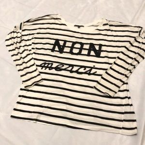 French striped tee